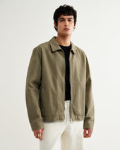 Eldon Crinkle Cotton Linen Jacket