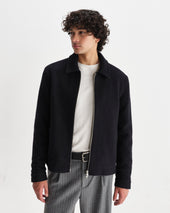 Eldon Midnight Boiled Wool Jacket