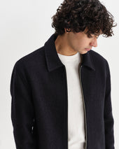 Eldon Midnight Boiled Wool Jacket