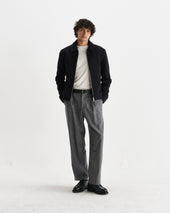 Eldon Midnight Boiled Wool Jacket