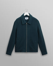 Eldon - Teal Boiled Wool Jacket