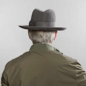 Elephant Grey Poet Fedora