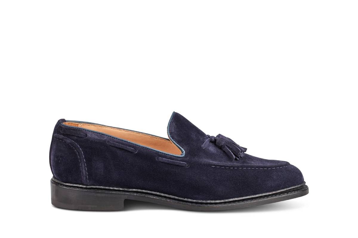 Elton Tassel Loafer Suede