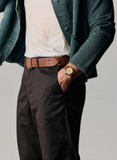I W X Emil Erwin Two Prong Horween Belt