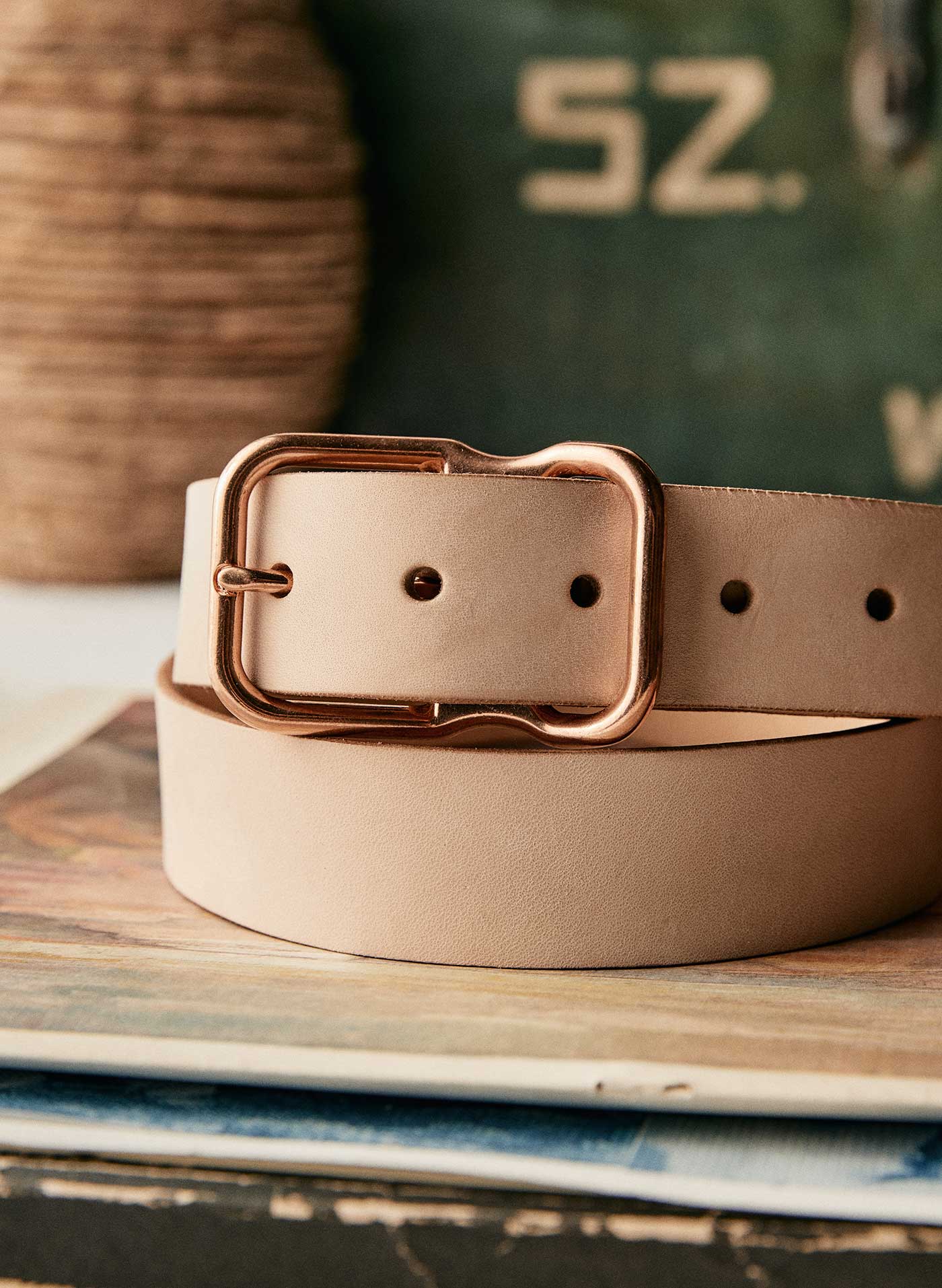 Emil Erwin Signature Belt In Natural