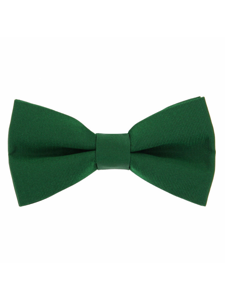 English Green Bow Tie In Silk C Me