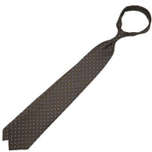 Shibumi Flower Printed Silk Tie Hand Rolled