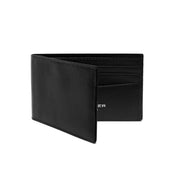 Ettinger Black Capra Dollar Wallet with 6 C/C