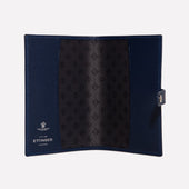 Ettinger Marine Blue Capra Airtag Passport Case