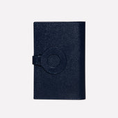 Ettinger Marine Blue Capra Airtag Passport Case