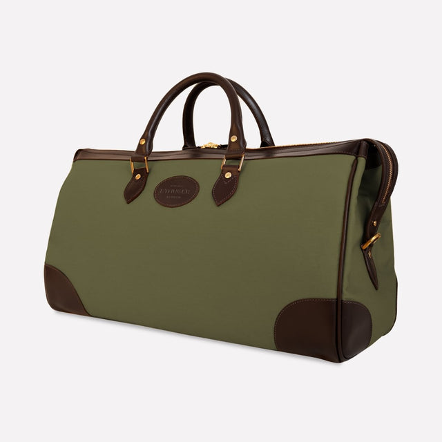 Ettinger Olive & Havana Pursuits Hurlingham Overnight Bag