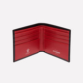 Ettinger Red Sterling Billfold Wallet With 6 C C