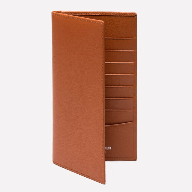 Ettinger Tan Capra Coat Wallet with 8 C/C