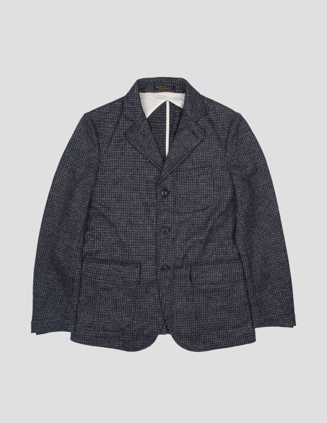 EVANS “PIED DE POULE” PURE WOOL KNIT