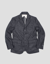 EVANS “HERRINGBONE” PURE WOOL KNIT