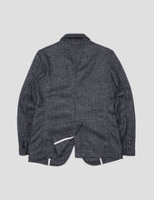 EVANS “HERRINGBONE” PURE WOOL KNIT