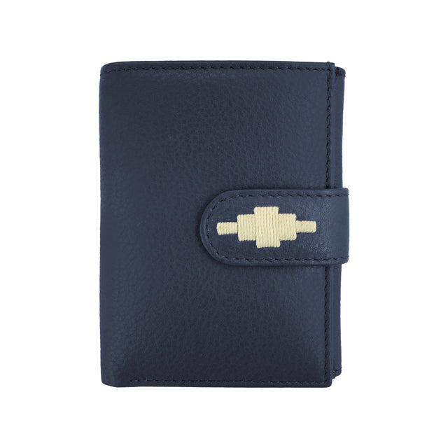 Exito Bifold Purse - Navy Leather