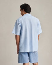 Resort Shirt I Stripe Fine Seersucker
