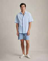 Resort Shirt I Stripe Fine Seersucker