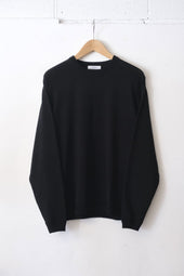 Fujito L S Knit T Shirt Light Charcoal Black Directors Web Shop Powered By Base