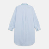 And Green Stripe Poplin Cotton Nightshirt