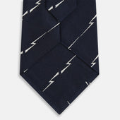 Zigzag Jacquard Silk Tie