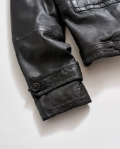 Leather Field Jacket