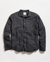 Melange Micro Grid Plaid Cedar Shirt