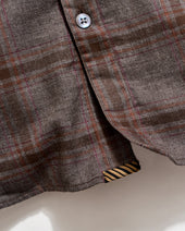 Grid Plaid Pickwick Shirt