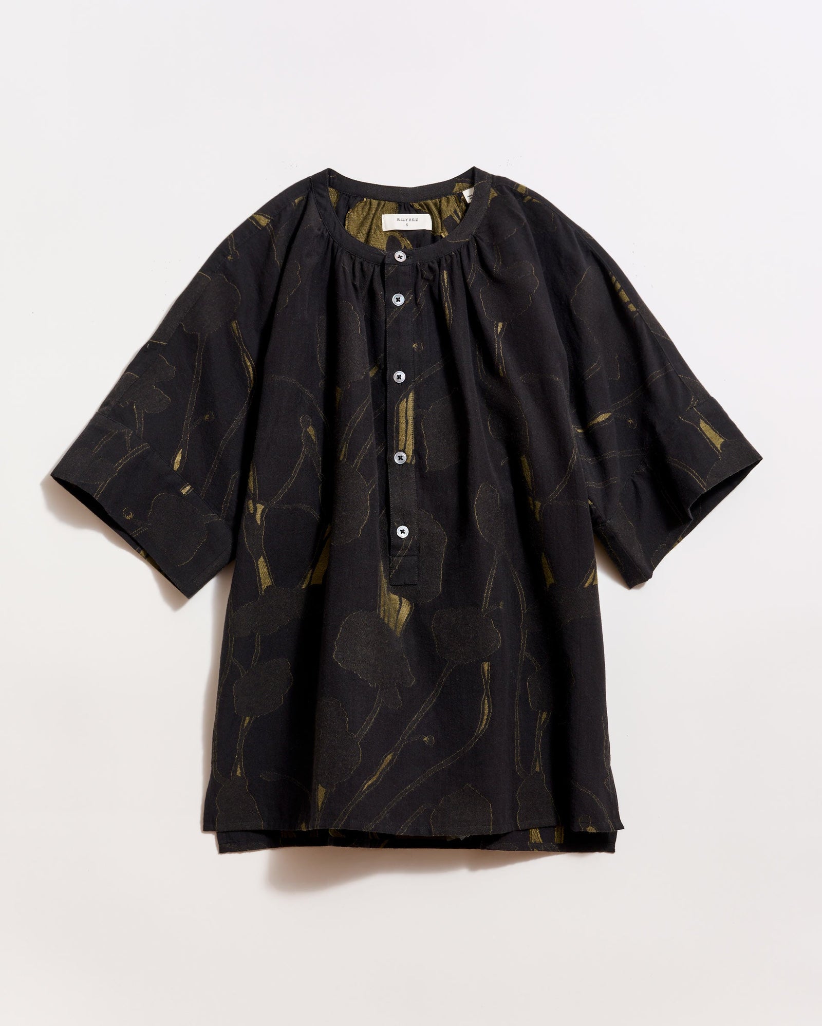Poppy Jacquard Poet Blouse