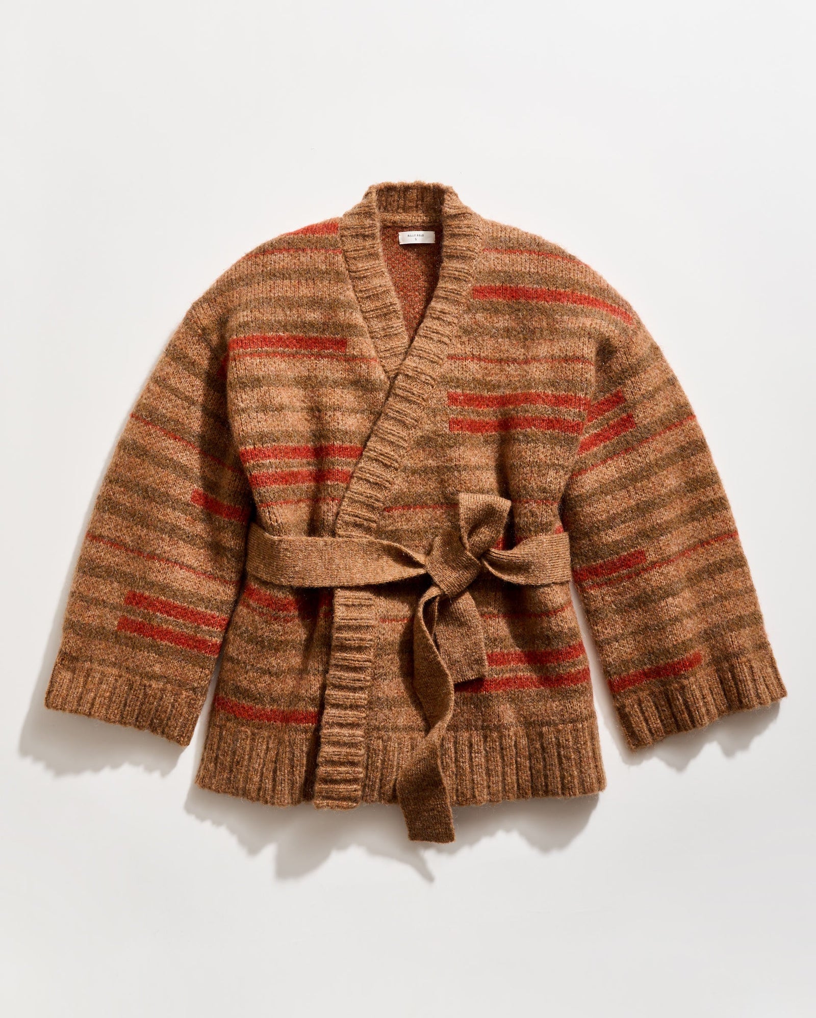 Broken Stripe Wrap Cardigan