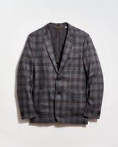 Virgin Wool Shadow Plaid Archie Jacket