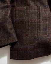 Virgin Wool Plaid Walton Jacket