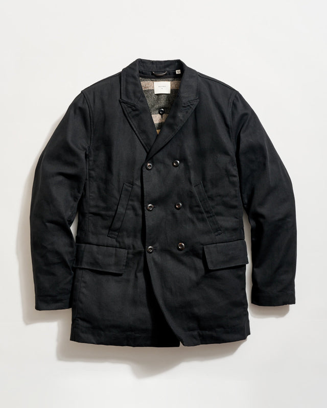 Waxed Canvas Bond Peacoat