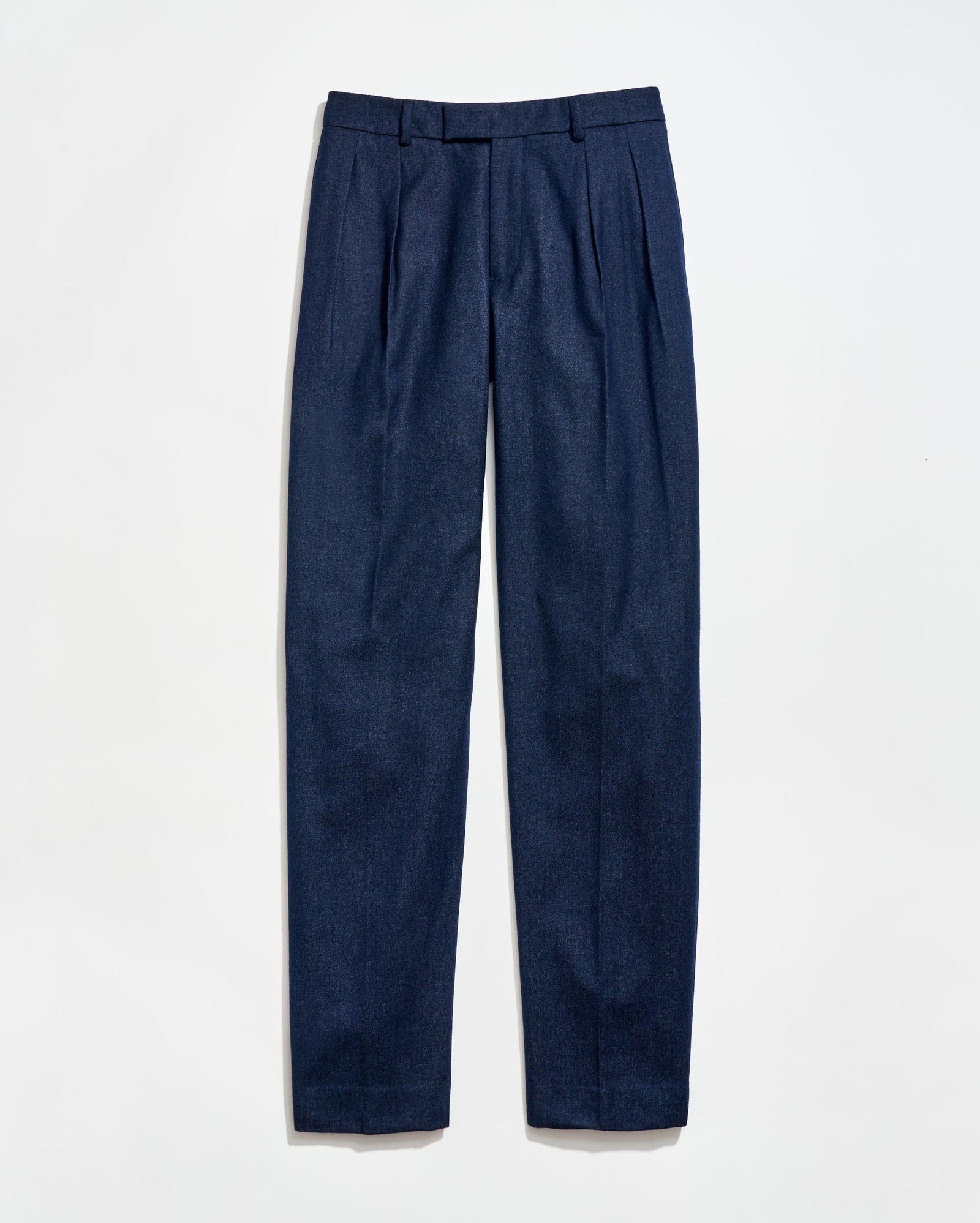 Twill Double Pleated Trouser