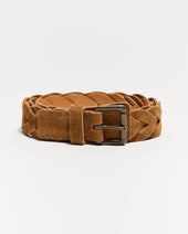 Suede Braided Belt