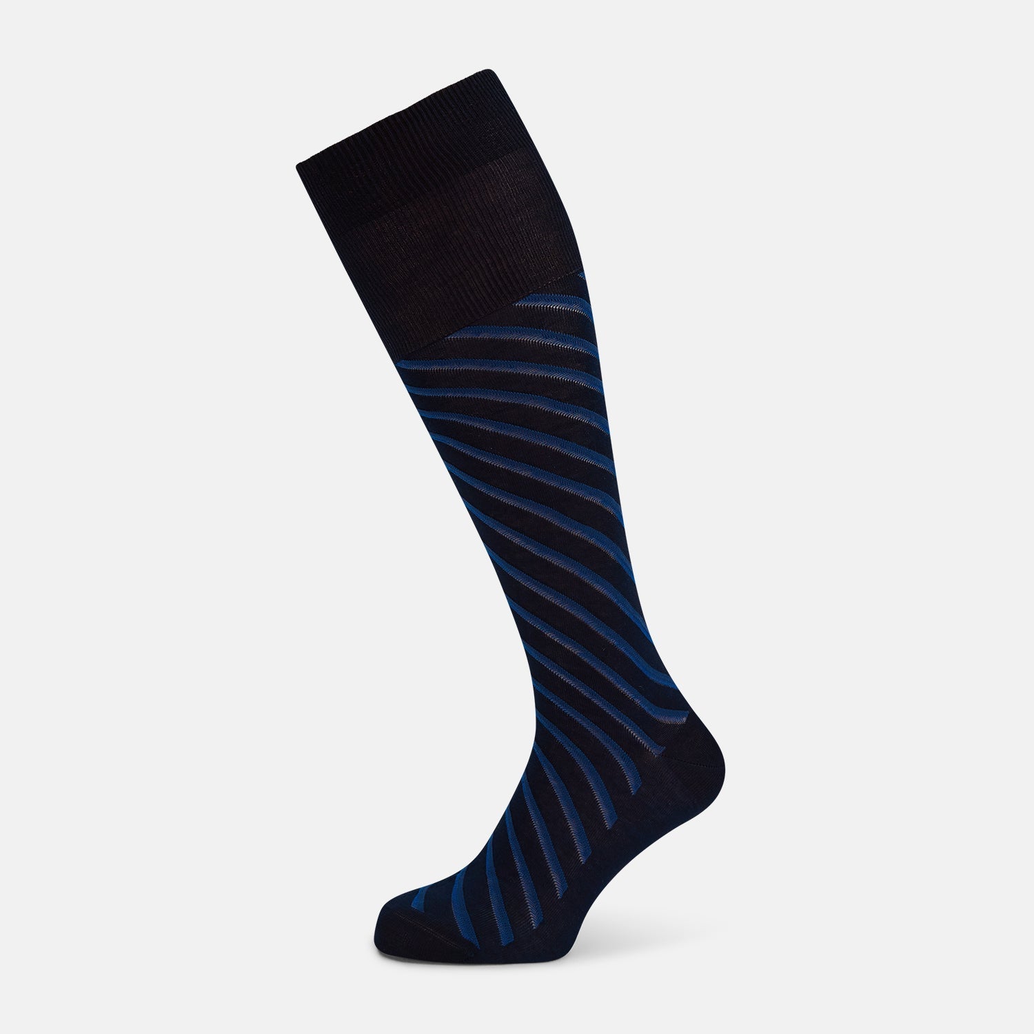 Diagonal Striped Long Socks