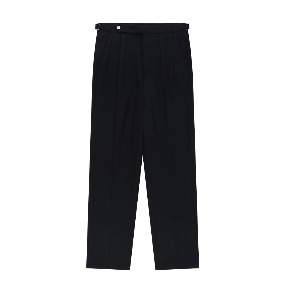 Essential Wool Flannel Adjust Relaxed Trouser