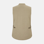 Double Breasted Quilted Gilet