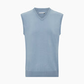 Frost Cashmere V Neck Vest