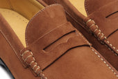 CABRIO/DAMIER NOIRE-VELOURS MARRON