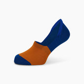 Orange No Show Socks