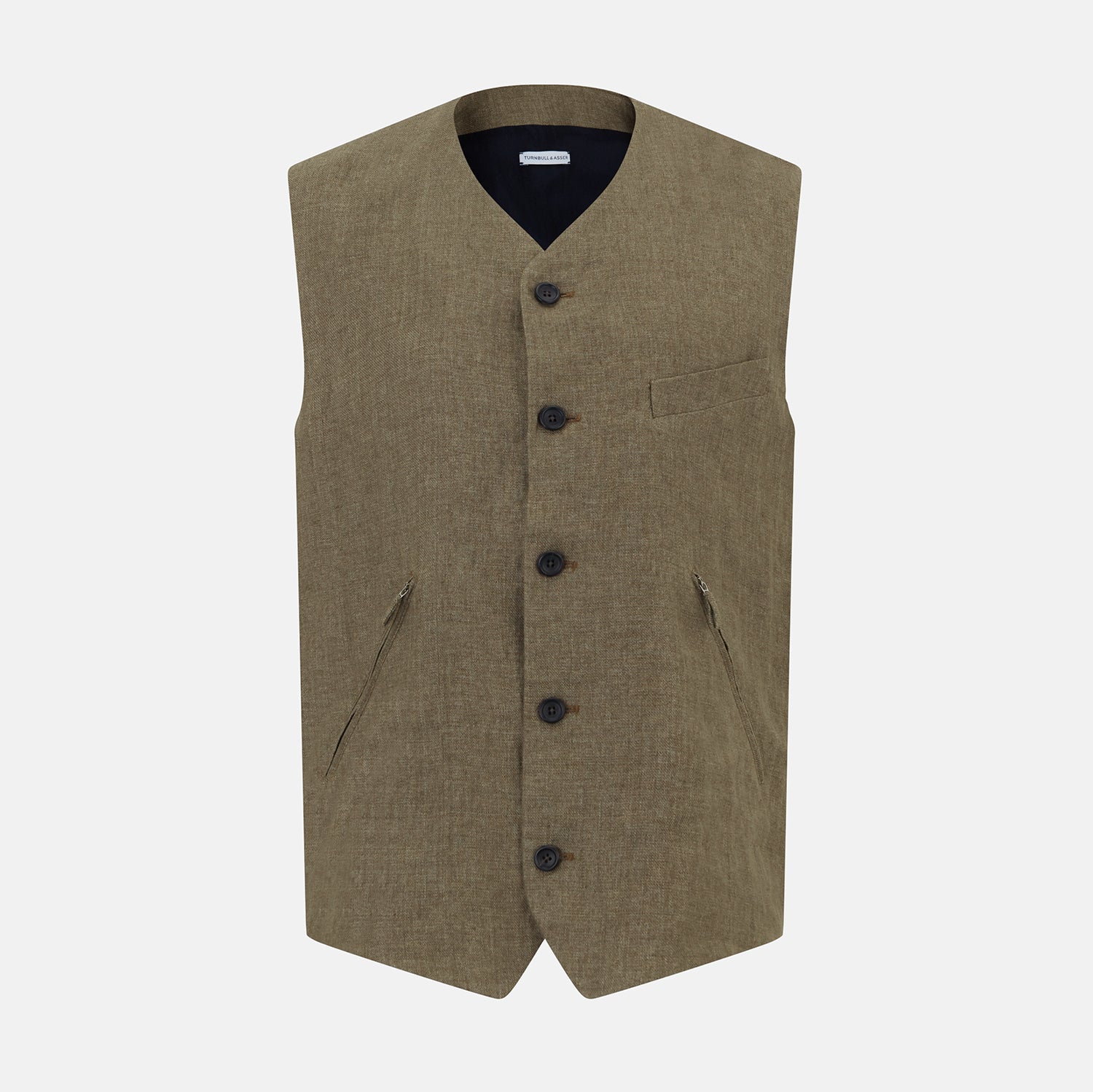 Linen Twill Waistcoat
