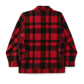 Mackinaw Wool Cruiser Jacket - Red/black Plaid