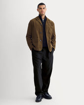 Fine Wale Corduroy Chore Blazer | Cocoa