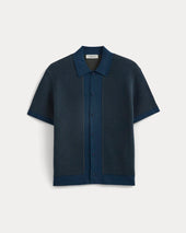 Button-Down Resort Polo | Midnight Navy/Kalamata