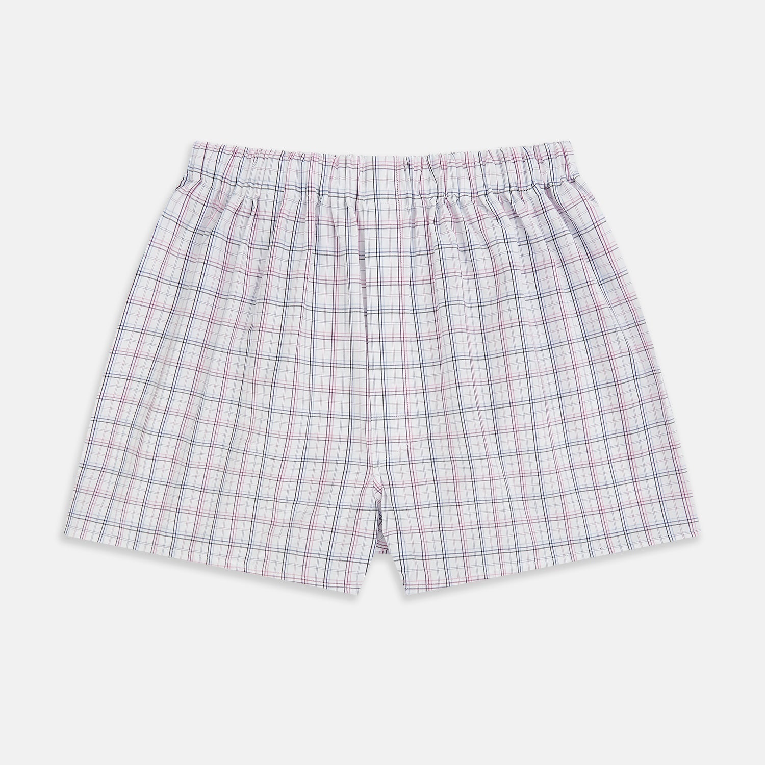 Purple And Orange Multi Graph Check Godfrey Boxer Shorts