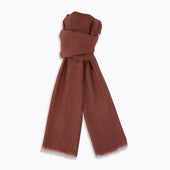 And White Striped Cashmere Scarf