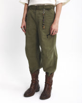 Curve Knee Belted Pants