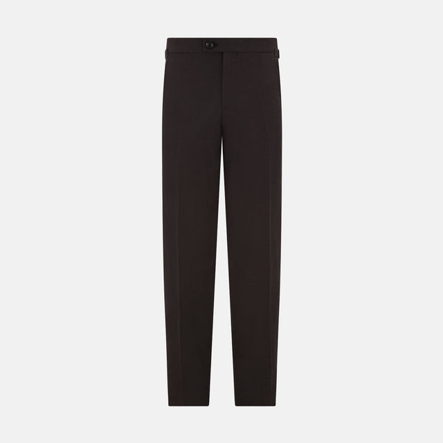 Brown Linen Henry Trousers